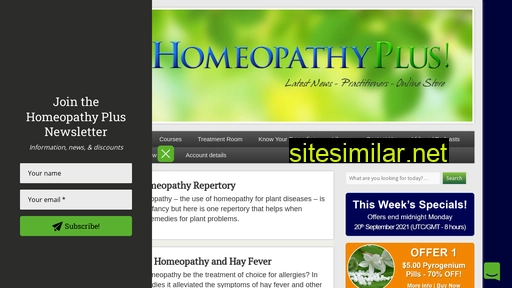 homeopathyplus.com alternative sites