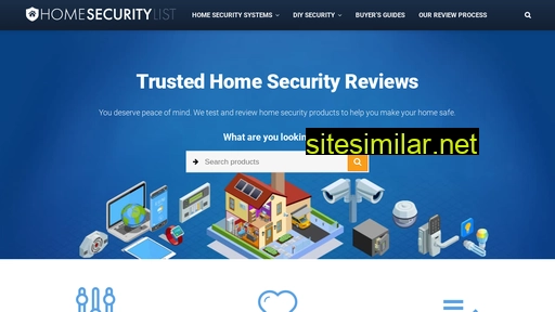 Homesecuritylist similar sites