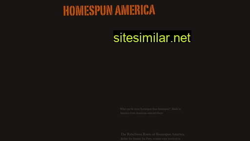 homespunamerica.com alternative sites
