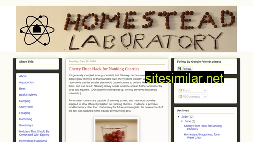 homesteadlaboratory.blogspot.com alternative sites