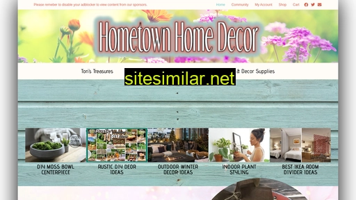 hometownhomedecor.com alternative sites