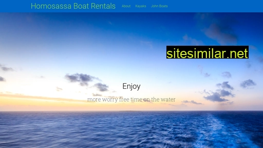 Homosassarentalboat similar sites