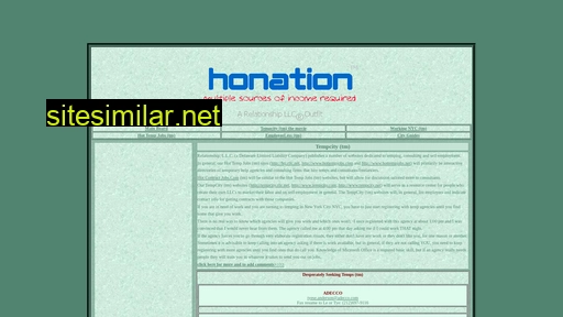 honation.com alternative sites