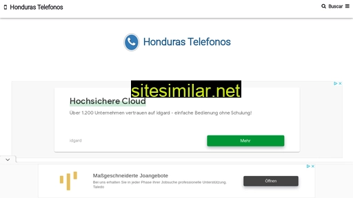 Hondurastelefonos similar sites