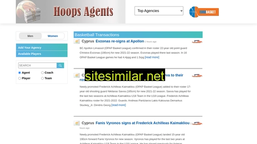 hoopsagents.com alternative sites
