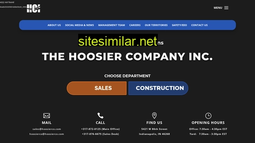 hoosierco.com alternative sites