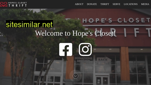 hopesclosetthrift.com alternative sites