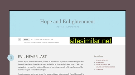 hopeenlightenment.com alternative sites