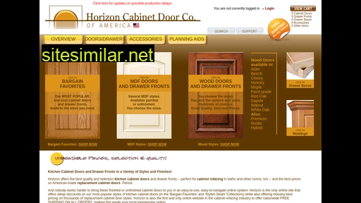 horizoncabinetdoor.com alternative sites