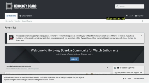 horologyboard.com alternative sites