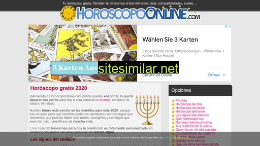Horoscopoonline similar sites
