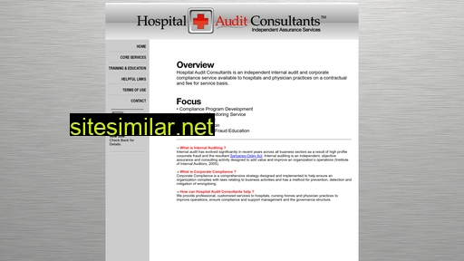 hospitalauditconsultants.com alternative sites