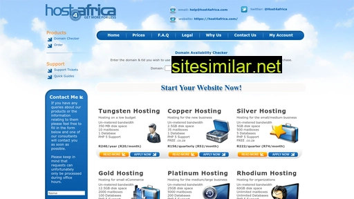 host4africa.com alternative sites