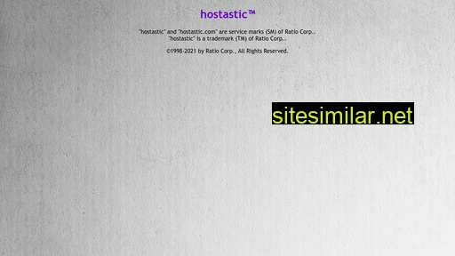 hostastic.com alternative sites