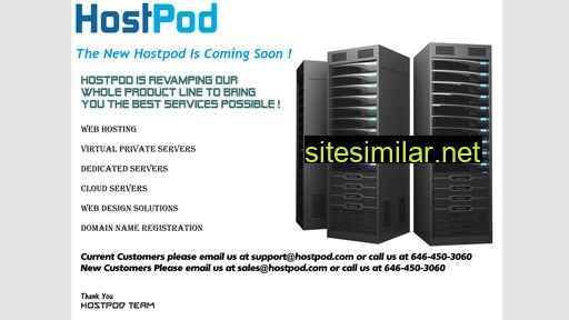 hostpod.com alternative sites