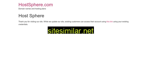 hostsphere.com alternative sites