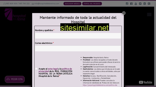 hospitaldelareina.com alternative sites