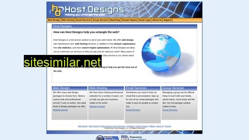 Hostdesigns similar sites