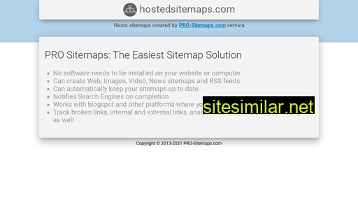 hostedsitemaps.com alternative sites