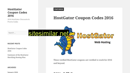 hostgatorcoupon2016.com alternative sites