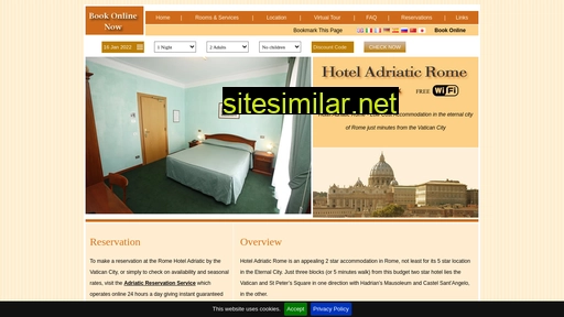 hoteladriaticrome.com alternative sites