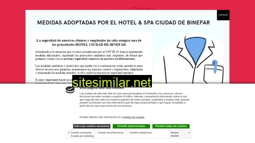hotelciudaddebinefar.com alternative sites