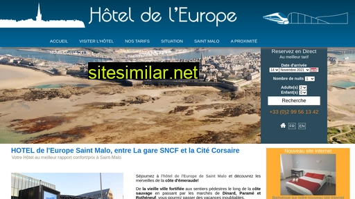 hoteldeleurope-saintmalo.com alternative sites