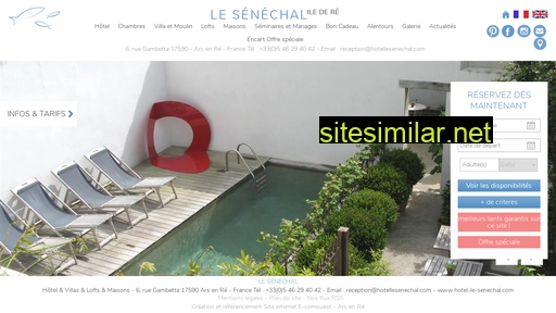 hotel-le-senechal.com alternative sites