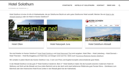 hotel-solothurn.com alternative sites