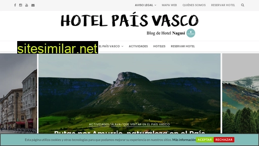 hotelpaisvasco.com alternative sites