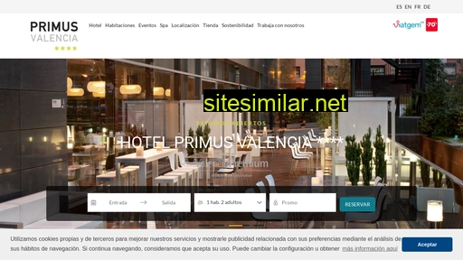 hotelprimusvalencia.com alternative sites
