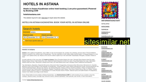 hotelsinastana.com alternative sites
