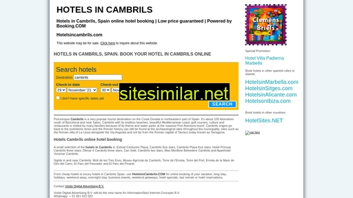 hotelsincambrils.com alternative sites