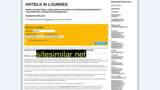 hotelsinlourdes.com alternative sites