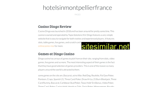 hotelsinmontpellierfrance.com alternative sites