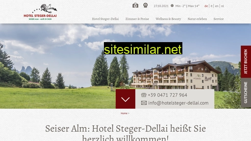 hotelsteger-dellai.com alternative sites