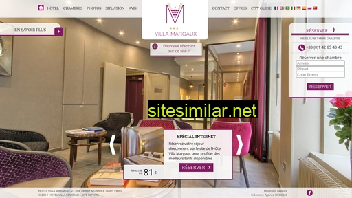 hotelvillamargauxparis.com alternative sites