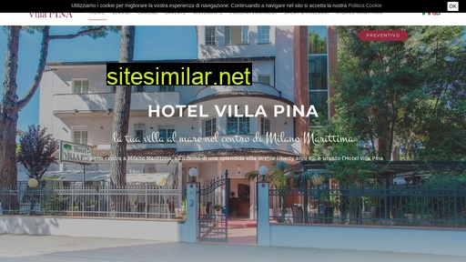 hotelvillapinamilanomarittima.com alternative sites