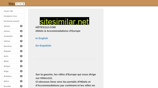 hotes112.com alternative sites