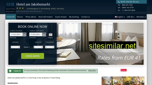 hotelamjakobsmarktnuremberg.com alternative sites