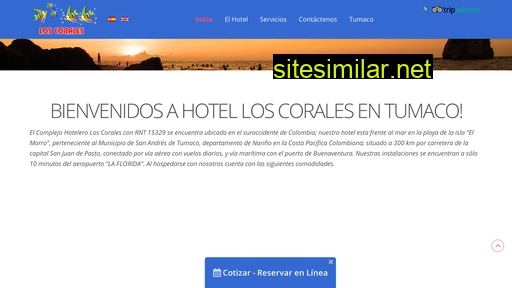 hotelloscorales.com alternative sites