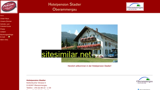hotelpension-stadler.com alternative sites
