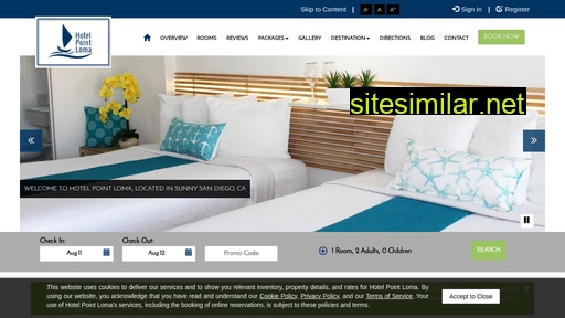 hotelpointloma.com alternative sites