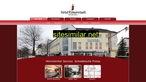 hotelroemerstadt.com alternative sites