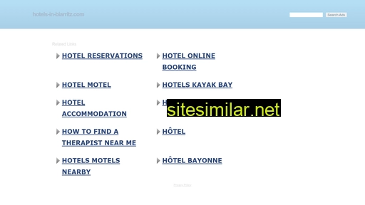 hotels-in-biarritz.com alternative sites