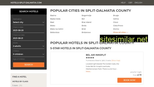 hotels-split-dalmatia.com alternative sites