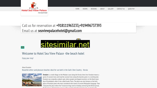 Hotelseaviewpalace similar sites