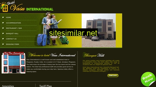 hotelvasuinternational.com alternative sites