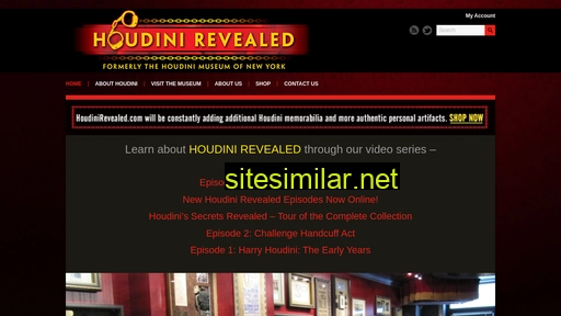 houdinimuseumny.com alternative sites