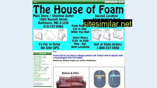 house-of-foam.com alternative sites